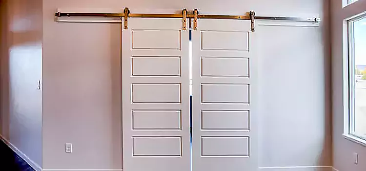 Glass Barn Door with Installation Hardware Kit Sayreville