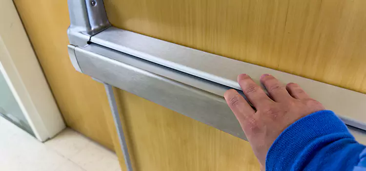 Installing a Push Bar on a Door Sayreville